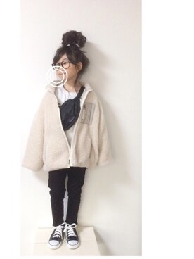 aya*tomoさん(キッズ・120cm)の冬コーディネート