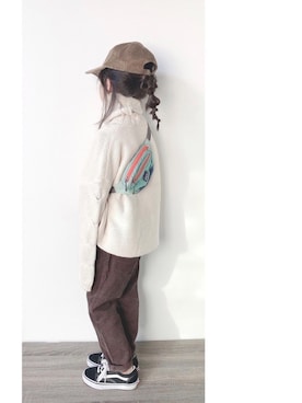 「on the day（オンザデイ）のアイテム」を使った、aya＊tomoさん（キッズ・126cm）の秋コーディネート