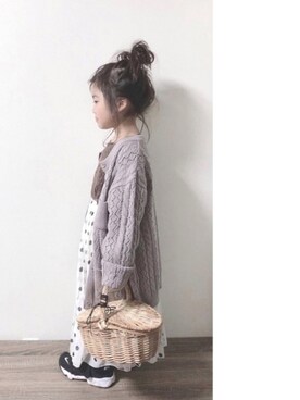 aya＊tomoさん（キッズ・100cm）の冬コーディネート