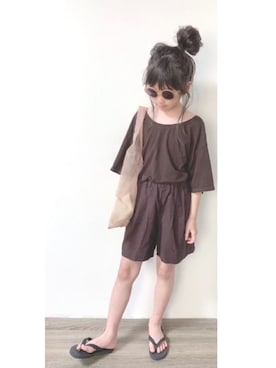 aya＊tomoさん（キッズ・130cm）の夏コーディネート
