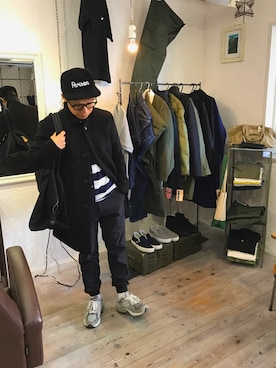 「アイテム（トートバッグ）」を使った、SHIROさん（メンズ・169cm・30代）の冬コーディネート