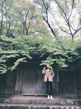 「Lily（リリイ）のアイテム（ジャケット/アウター）」を使った、Seasonさん（レディース・166cm）の秋コーディネート