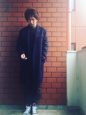 「星条旗」｜「アイテム（ジャケット/アウター）」を使った、sinziwearさん（メンズ・183cm）の冬コーディネート