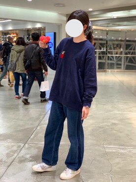 「BT21（ビーティーイシビル）のアイテム」を使った、okki81023さん（レディース・161cm）の秋コーディネート