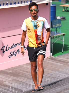 ナイキ ベナッシ メンズ スポーツサンダル Nike Benassi Jdi Men S Slideを使ったショップスタッフのメンズ人気ファッション コーディネート Wear