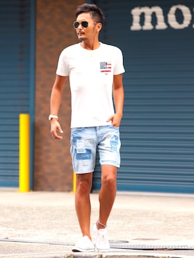 LUX STYLE staffさん（メンズ・180cm）の夏コーディネート