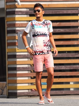 LUX STYLE staffさん(メンズ・180cm)の夏コーディネート