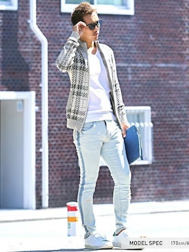 「LUXSTYLE（ラグスタイル）のアイテム」を使った、LUX STYLE staffさん（メンズ・170cm）の冬コーディネート