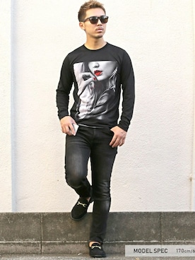 LUX STYLE staffさん（メンズ・170cm）の冬コーディネート