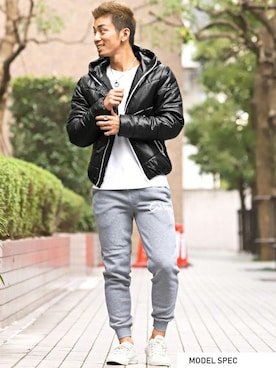 「LUXSTYLE（ラグスタイル）のアイテム」を使った、LUX STYLE staffさん（メンズ・171cm）の冬コーディネート