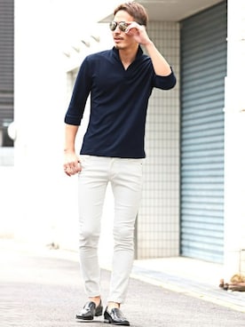 LUX STYLE staffさん(メンズ・181cm)の春コーディネート