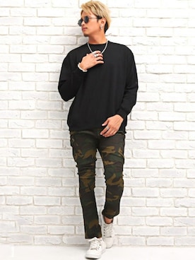 「LUXSTYLE（ラグスタイル）のアイテム」を使った、LUX STYLE staffさん（メンズ・180cm）の冬コーディネート