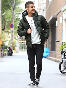 「トレーナー」｜LUX STYLE staffさん（メンズ・171cm）の冬コーディネート