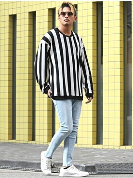 「LUXSTYLE（ラグスタイル）のアイテム」を使った、LUX STYLE staffさん（メンズ・180cm）の冬コーディネート