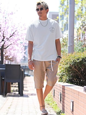 「ピグメント」｜LUX STYLE staffさん（メンズ・180cm）の夏コーディネート