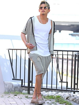 LUX STYLE staffさん(メンズ・180cm)の夏コーディネート