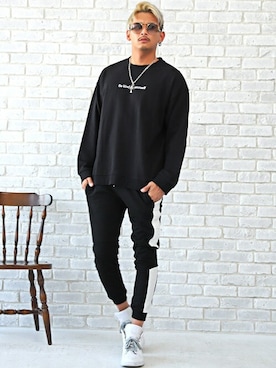 「ビッグサイズコーデ」｜LUX STYLE staffさん（メンズ・180cm）の秋コーディネート