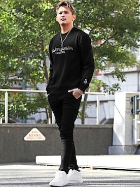 「ハイカット」｜LUX STYLE staffさん（メンズ・180cm）の冬コーディネート