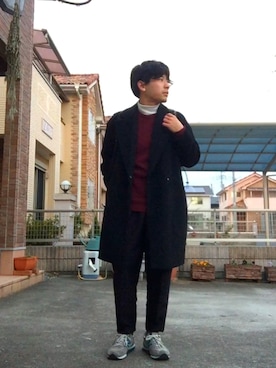 H.Kさん（メンズ・168cm）の冬コーディネート