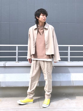 小林さん（メンズ・180cm）の春コーディネート