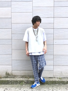 小林さん（メンズ・180cm）の夏コーディネート