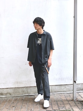 小林さん(メンズ・180cm)の夏コーディネート