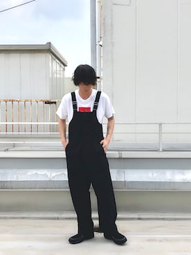 「SURROUND（サラウンド）のアイテム」を使った、小林さん（メンズ・180cm）の夏コーディネート