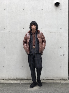 「GERRY（ジェリー）のアイテム（ジャケット/アウター）」を使った、小林さん（メンズ・180cm）の冬コーディネート