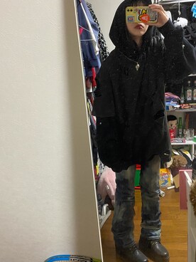 「ブリーチデニム」｜「アイテム（ブーツ）」を使った、はるろろさん（レディース・158cm）の秋コーディネート