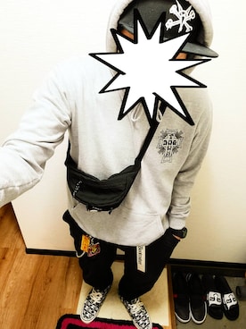 「MXMXM」｜きのこ＠毒x毒x毒さん（メンズ・180cm）の春コーディネート