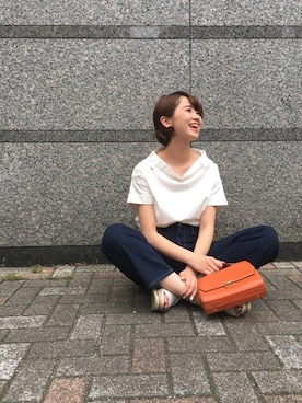 「Discoat」｜「アイテム（サンダル）」を使った、me & youさん（レディース・163cm）の夏コーディネート