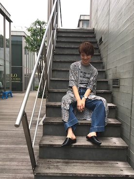 「COQULE（コクレ）のアイテム」を使った、me & youさん（レディース・163cm）の夏コーディネート