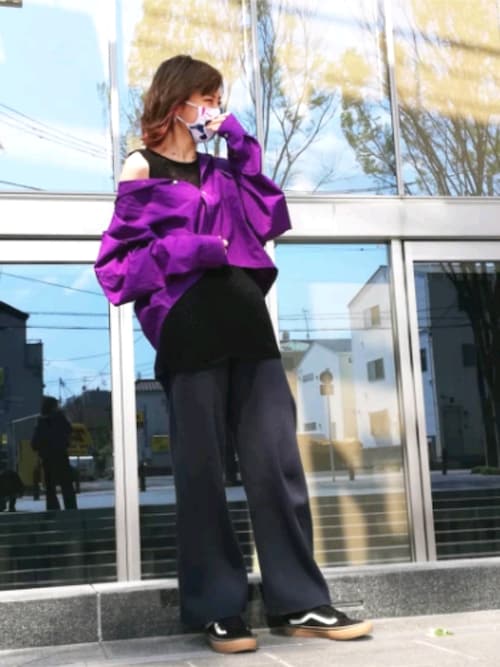 6（ロク）の「＜6(ROKU)＞MESH COLOR NO SLEEVE KNIT/ニット