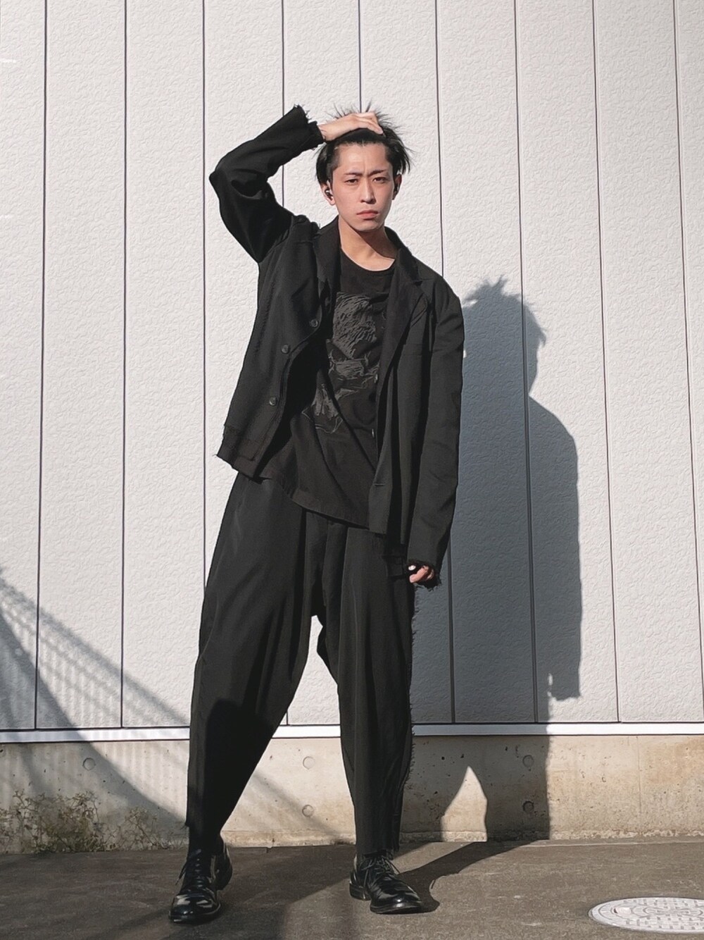 黒人間-K｜Yohji Yamamoto POUR HOMMEのジャケット/アウターを使った