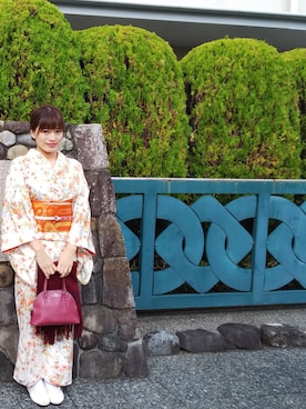 「お着物」｜sayoさん（レディース・157cm）の秋コーディネート