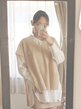 「WC（ダブル シー）のアイテム（アクセサリー）」を使った、__さん（レディース・161cm）の冬コーディネート