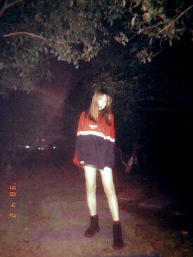 「PULL&BEAR（プルアンドベア）のアイテム（パーカー）」を使った、yohoo酉禾さん（レディース・164cm）の春コーディネート