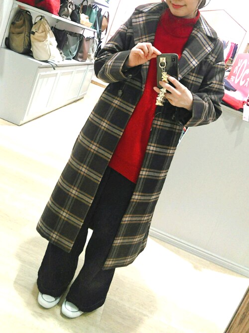 Earth Music Ecologyayu Pawyさんのダウンジャケット コートを使ったコーディネート Zozotown