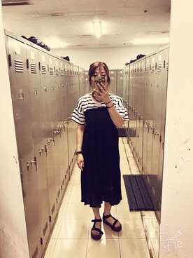 だんほぉさん（レディース・162cm）の夏コーディネート