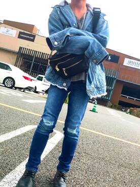 「アイテム（その他シューズ）」を使った、runeさん（キッズ・128cm）の春コーディネート