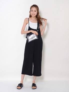 「shopnikoniko」｜「アイテム（サンダル）」を使った、ショップにこにこ（shopnikoniko）さん（レディース・170cm）の夏コーディネート