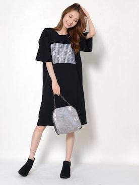 「shopnikoniko」｜「アイテム（ブーツ）」を使った、ショップにこにこ（shopnikoniko）さん（レディース・170cm）の夏コーディネート