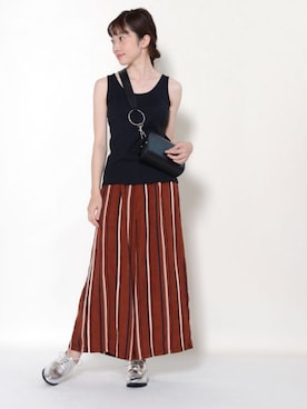 「アイテム（ローファー、シルバー系）」を使った、ショップにこにこ（shopnikoniko）さん（レディース・158cm）の夏コーディネート