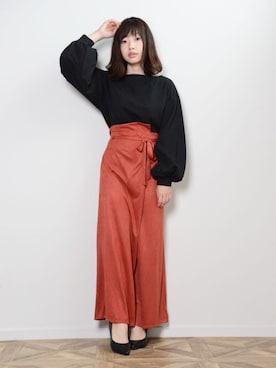 「shopnikoniko」｜「アイテム（パンプス）」を使った、ショップにこにこ（shopnikoniko）さん（レディース・158cm）の秋コーディネート