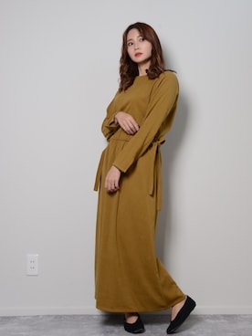 「shopnikoniko」｜「アイテム（パンプス）」を使った、ショップにこにこ（shopnikoniko）さん（レディース・160cm）の冬コーディネート