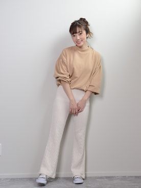 「shopnikoniko」｜「アイテム（パンツ）」を使った、ショップにこにこ（shopnikoniko）さん（レディース・160cm）の冬コーディネート