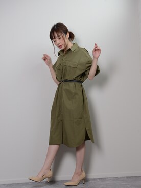 「shopnikoniko」｜「アイテム（パンプス）」を使った、ショップにこにこ（shopnikoniko）さん（レディース・160cm）の冬コーディネート