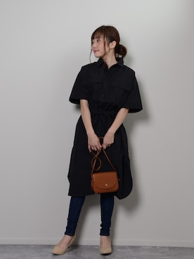 「shopnikoniko」｜「アイテム（パンプス）」を使った、ショップにこにこ（shopnikoniko）さん（レディース・160cm）の冬コーディネート