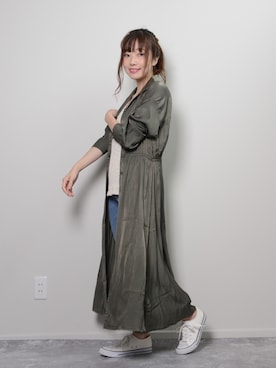 「shopnikoniko」｜「アイテム（ワンピース/ドレス）」を使った、ショップにこにこ（shopnikoniko）さん（レディース・160cm）の春コーディネート