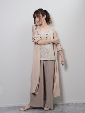 「shopnikoniko」｜「アイテム（パンプス）」を使った、ショップにこにこ（shopnikoniko）さん（レディース・160cm）の春コーディネート